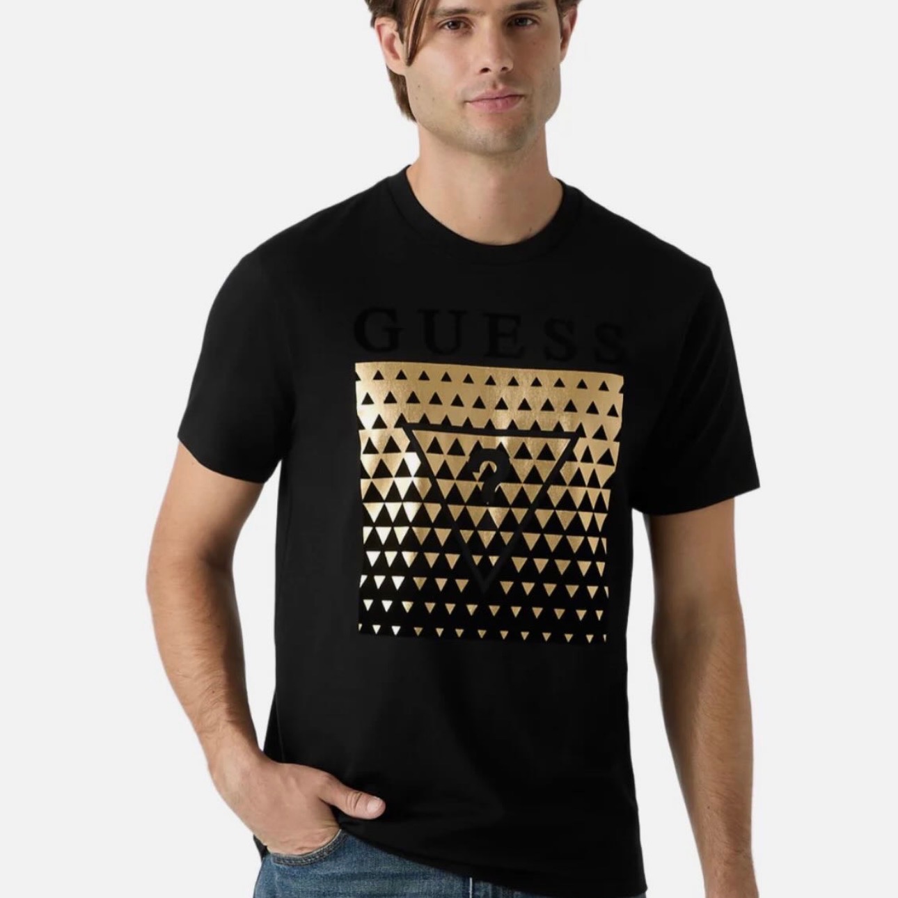 Футболка Guess чоловіча чорна X6GIC5K5241