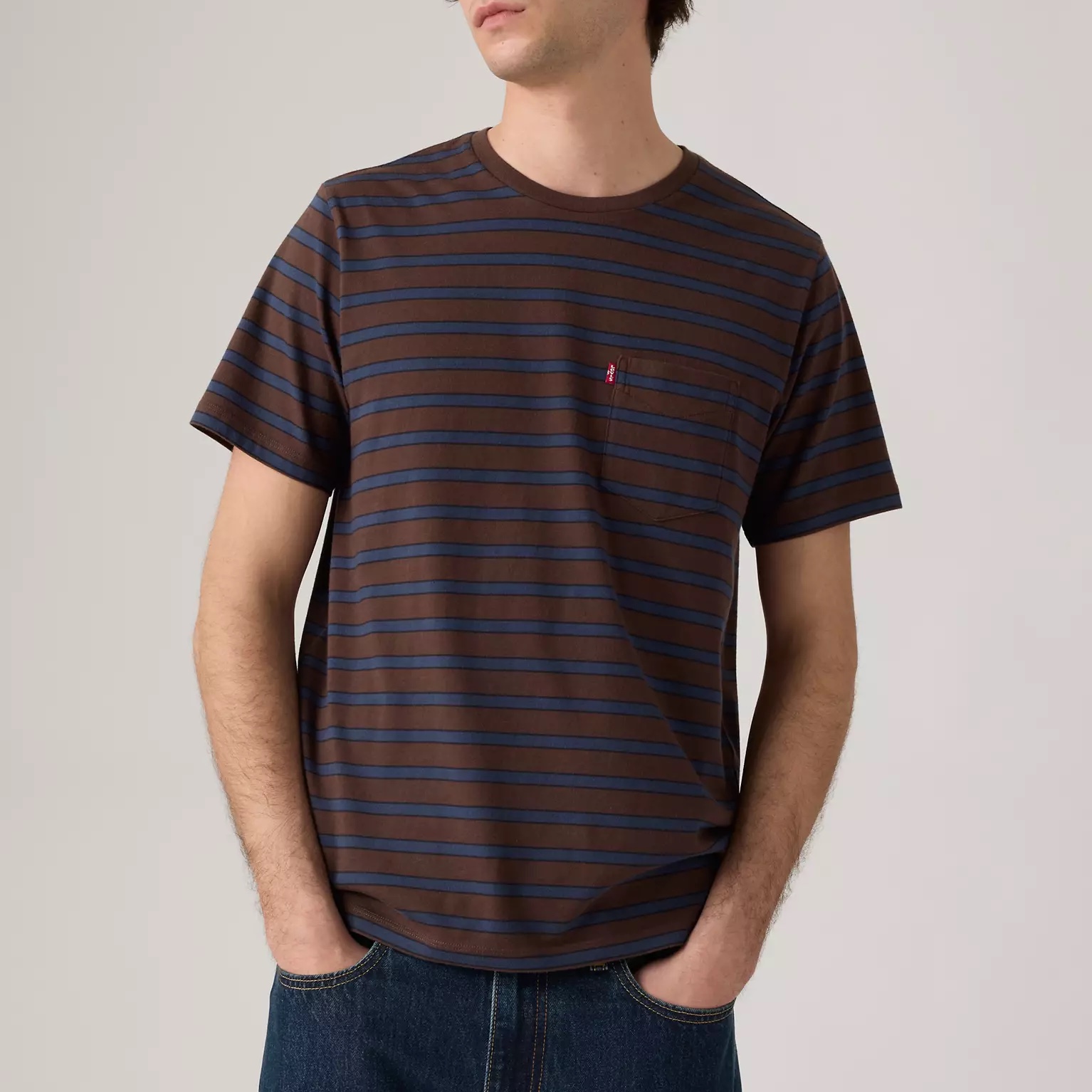 Футболка Levi’s чоловіча коричнева 193420438
