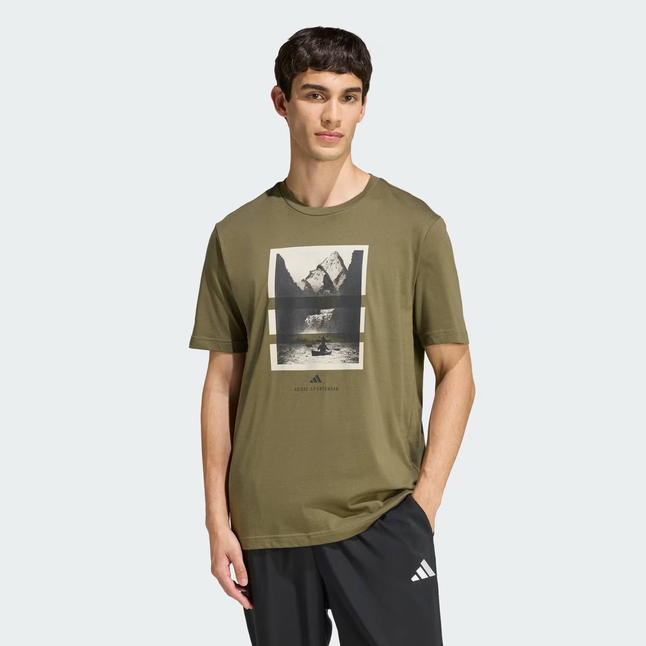Футболка Adidas чоловіча зелена KB2540