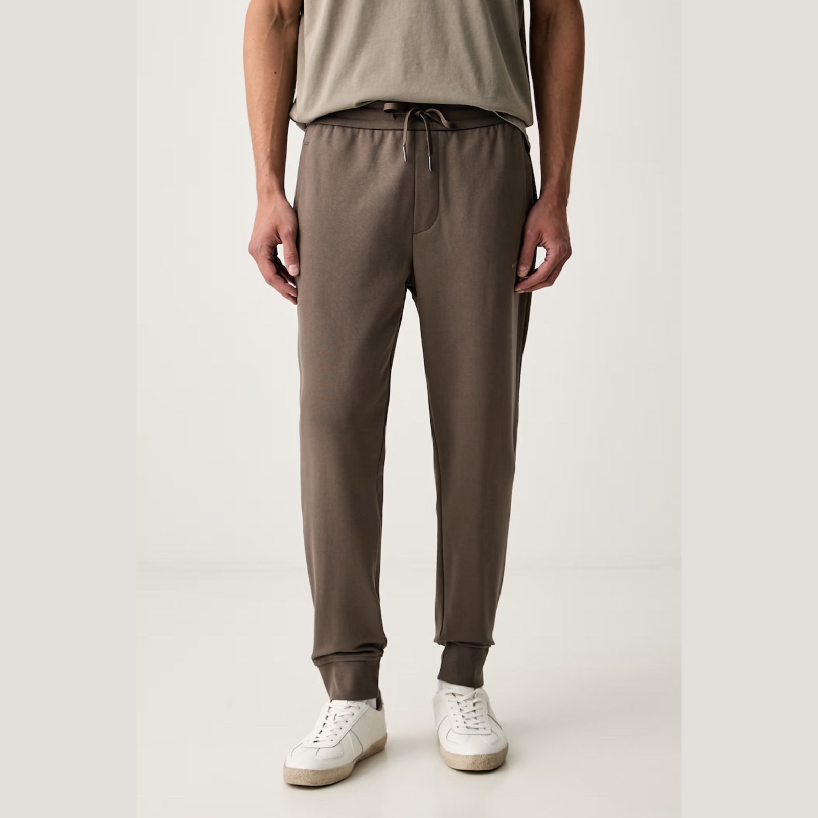 Штани Armani чоловічі коричневі XM001299 AF20934
