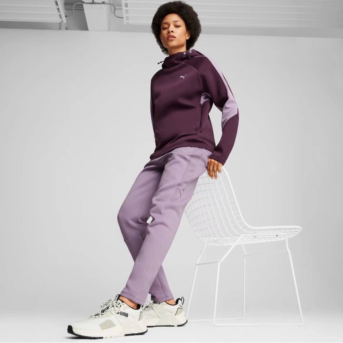 Штани Puma жіночі фіолетові 681672 30