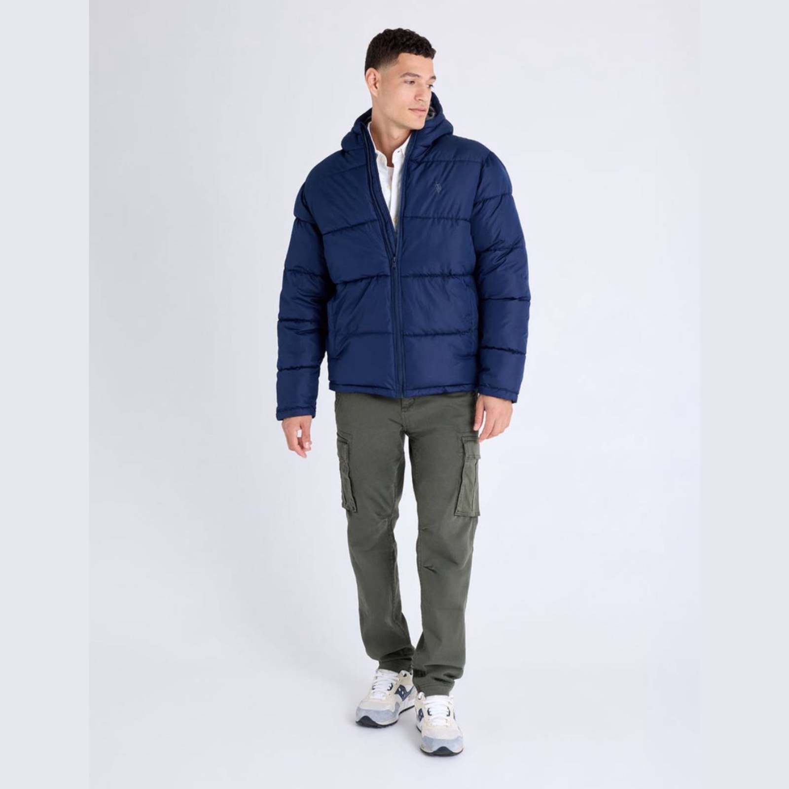 Куртка U.S Polo ASSN. чоловіча синя 109904P2