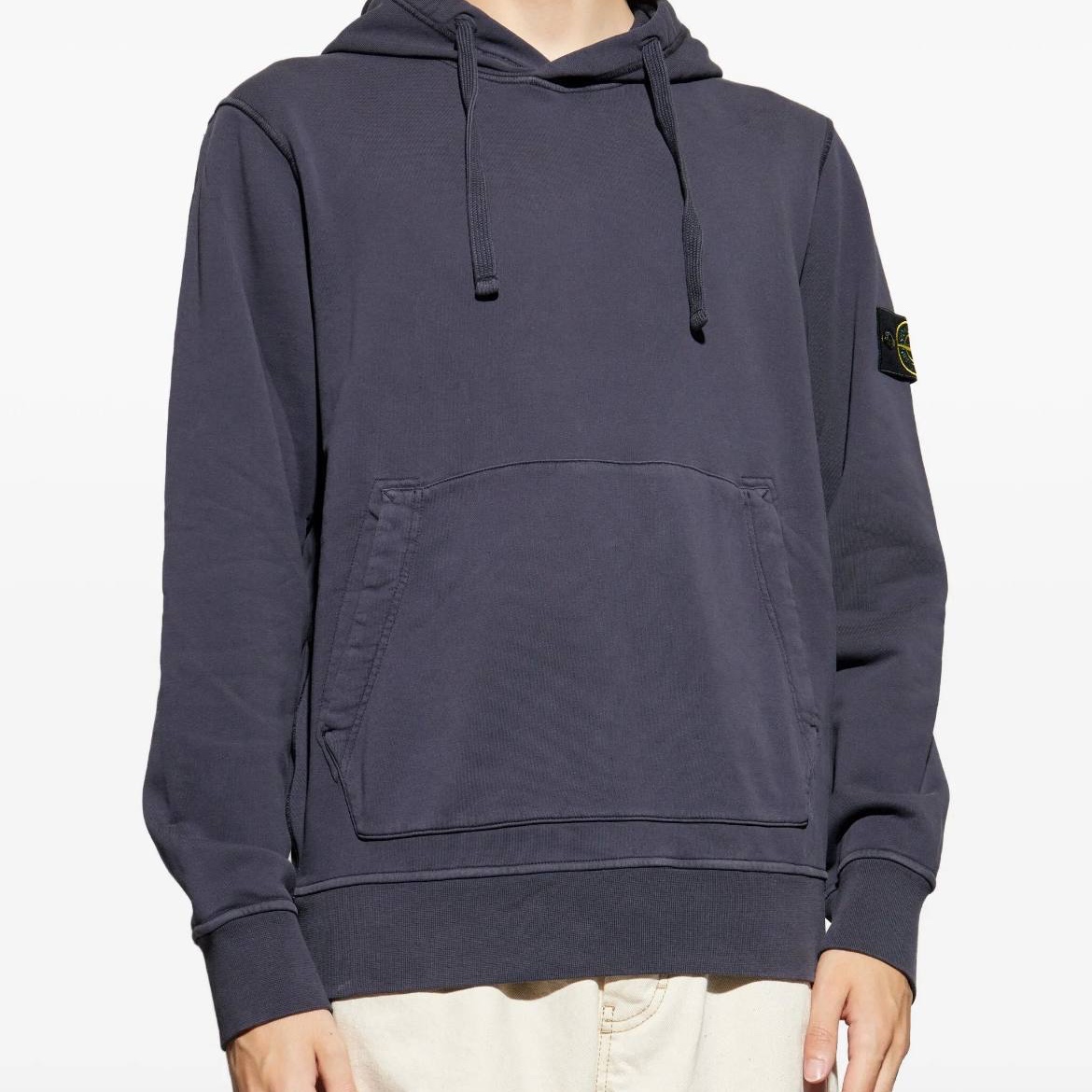 Худі Stone Island чоловіче темно-синє K2S156100062S0051 V0020