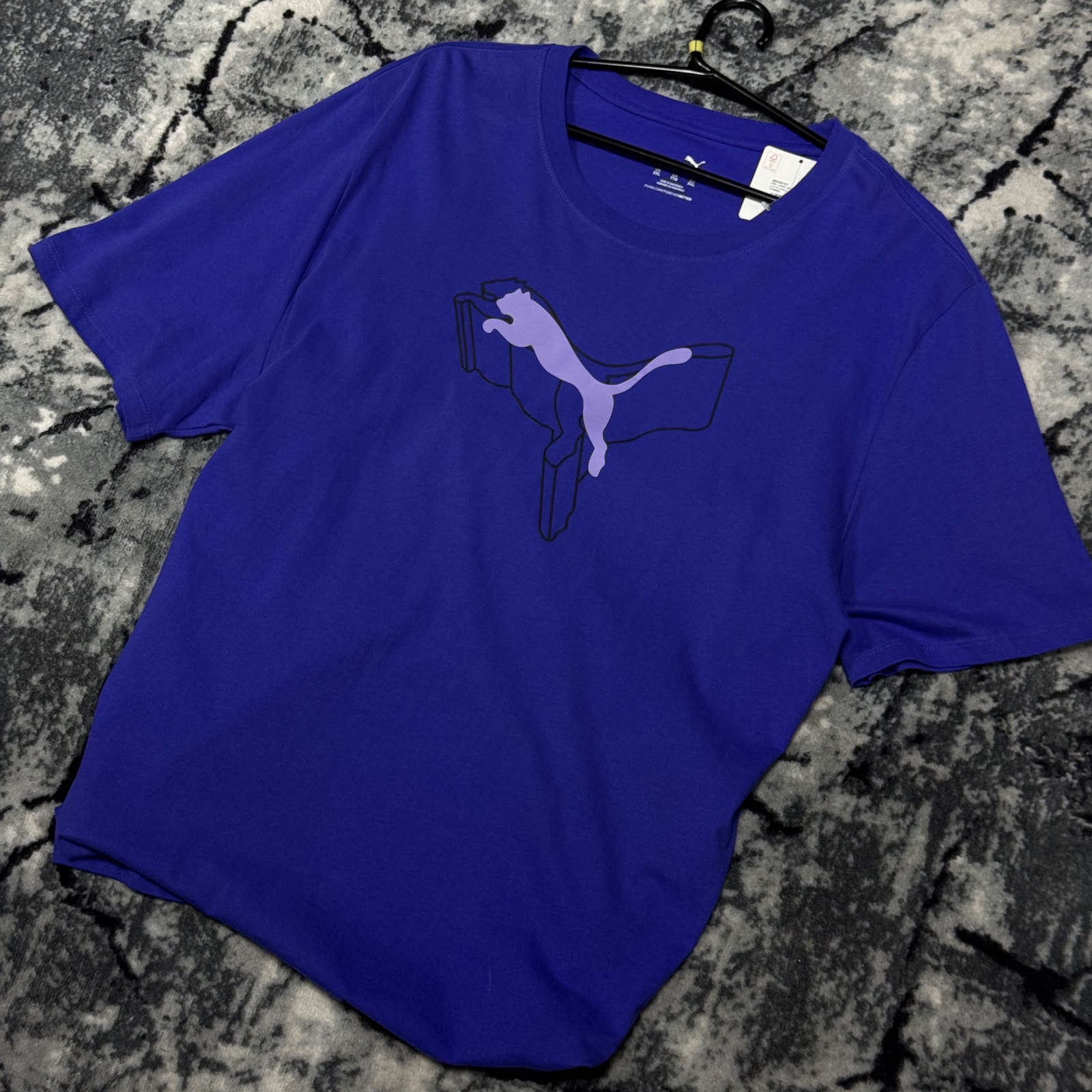 Футболка Puma чоловіча фіолетова 68438727