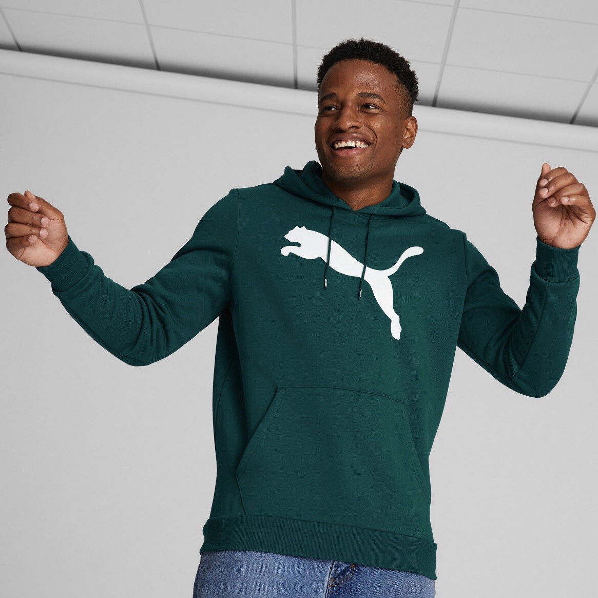 Худі Puma чоловіче зелене 672712 23