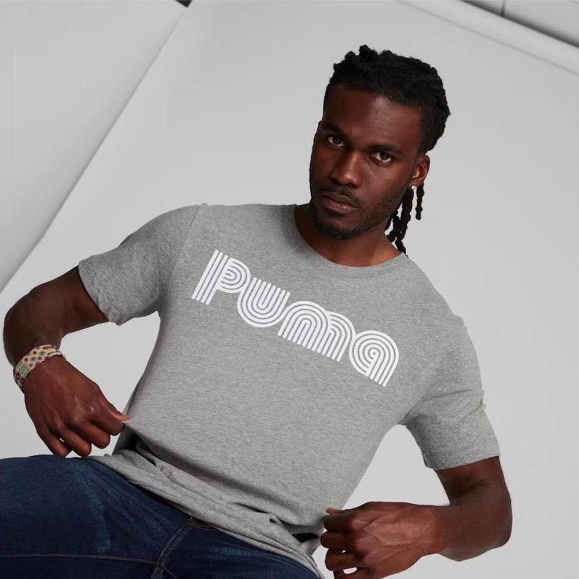 Футболка Puma чоловіча сіра 678786-03