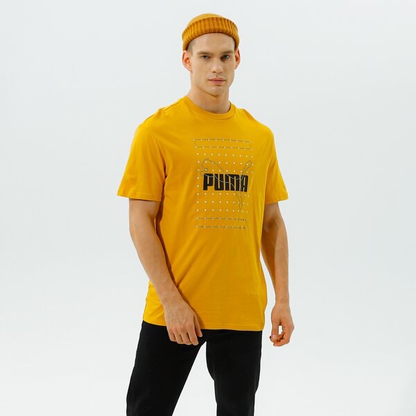 Футболка Puma чоловіча жовта 84698437