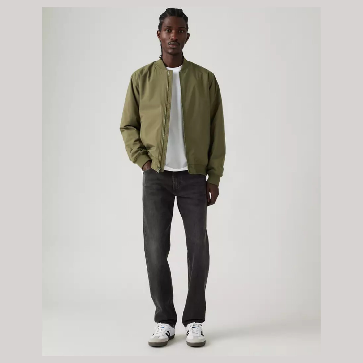 Джинси Levi's 502 чоловічі чорні 295071572