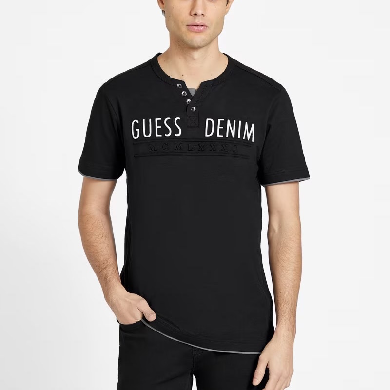 Футболка Guess чоловіча чорна XOBP13KBTTO