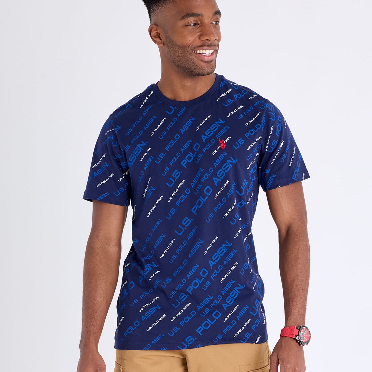 Футболка U.S. POLO ASSN чоловіча синя 11T00762X