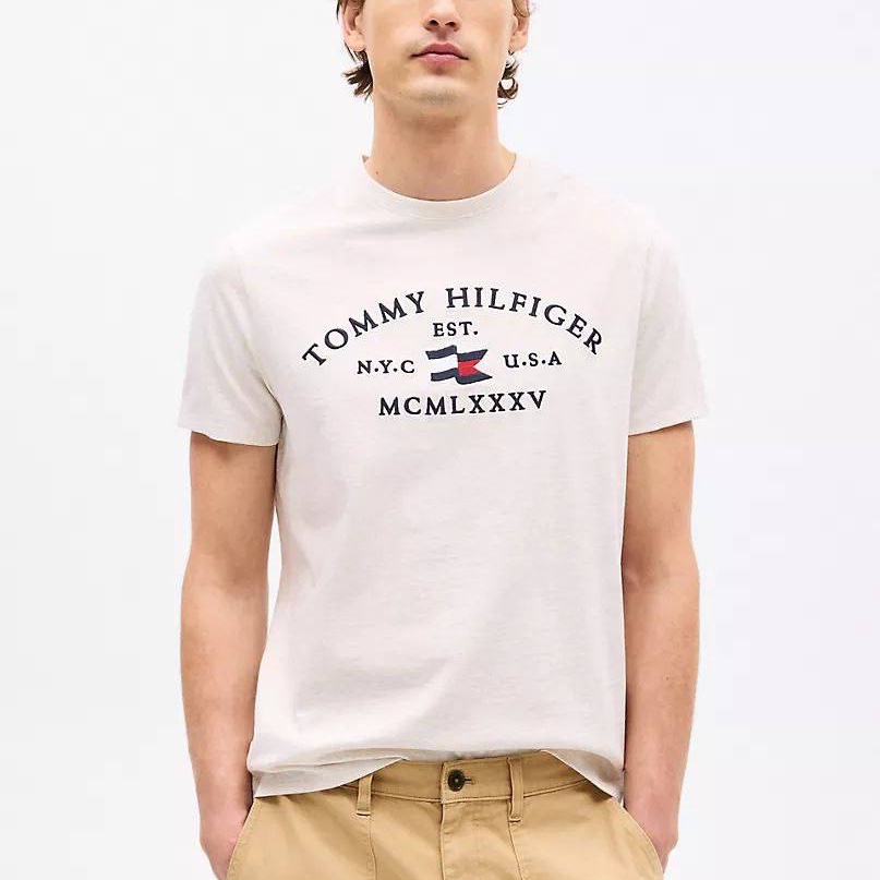 Футболка Tommy Hilfiger чоловіча сіра VB93103300
