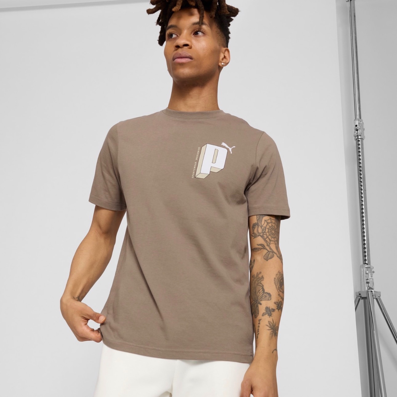 Футболка Puma чоловіча коричнева 688893-93
