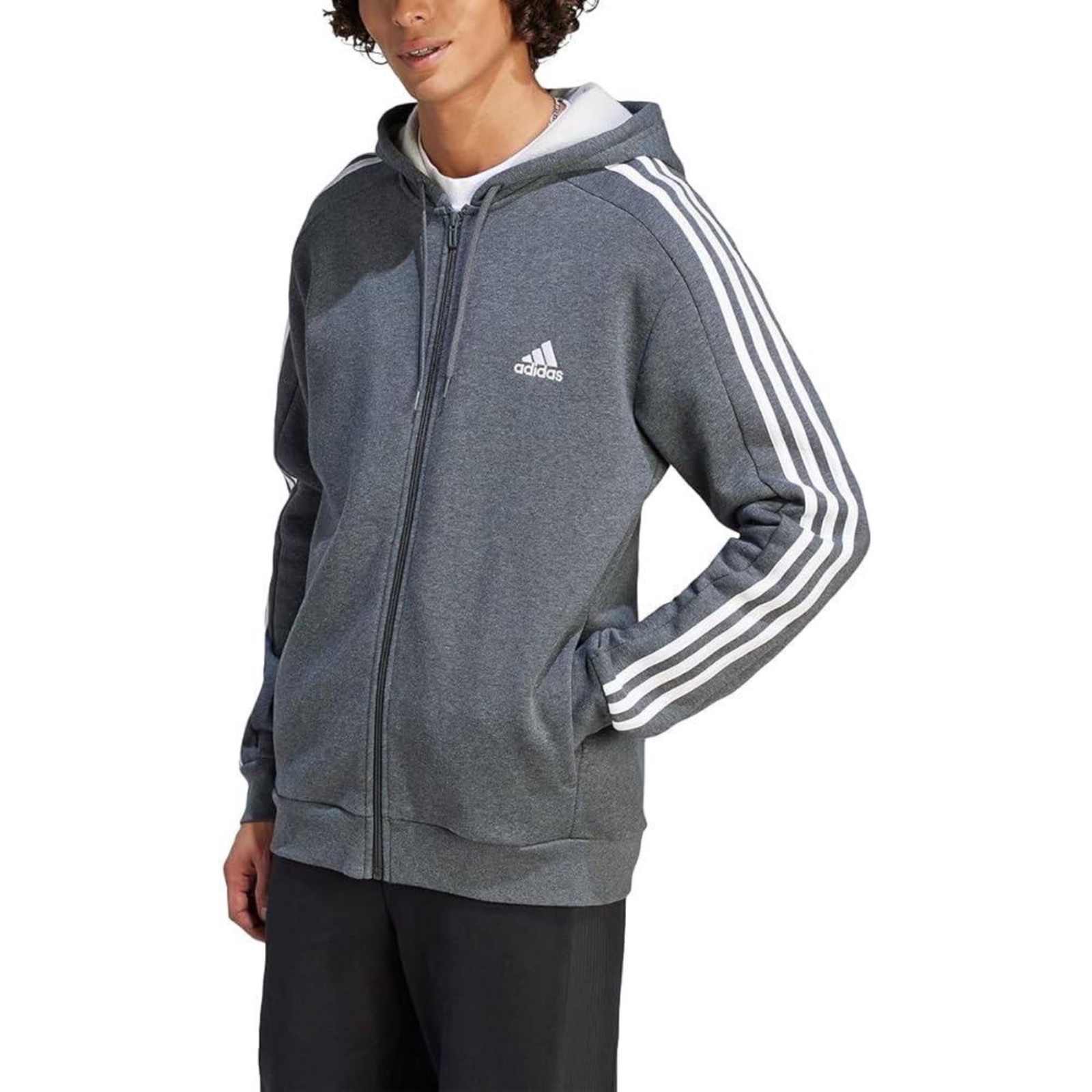 Худі Adidas чоловіче сіре IJ6480