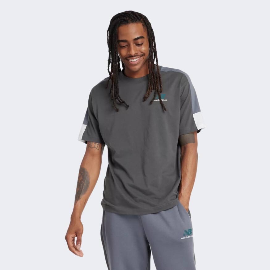 Футболка New Balance чоловіча сіра MT43526