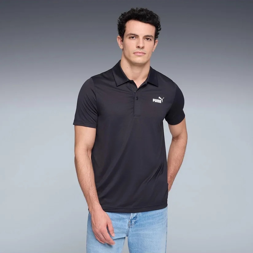 Футболка поло Puma чоловіча чорна 688016 01