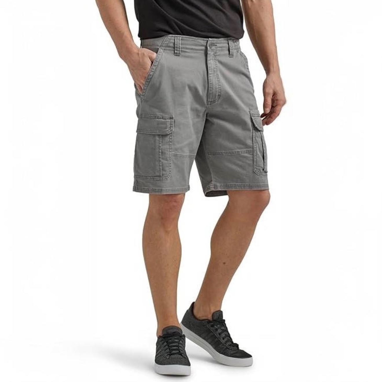 Шорти Wrangler чоловічі сірі 10ZM6ACOD