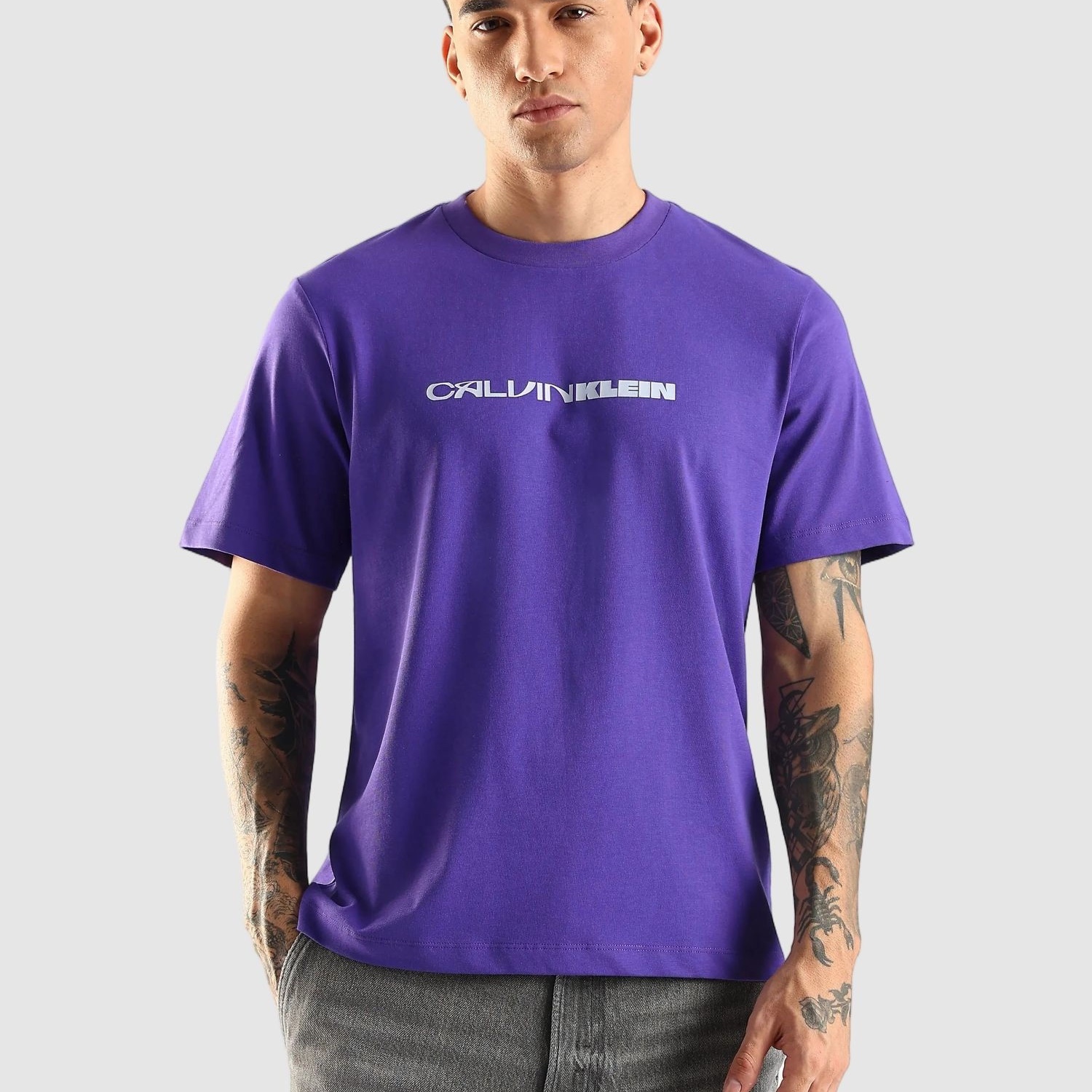 Футболка Calvin Klein чоловіча фіолетова SP40614156