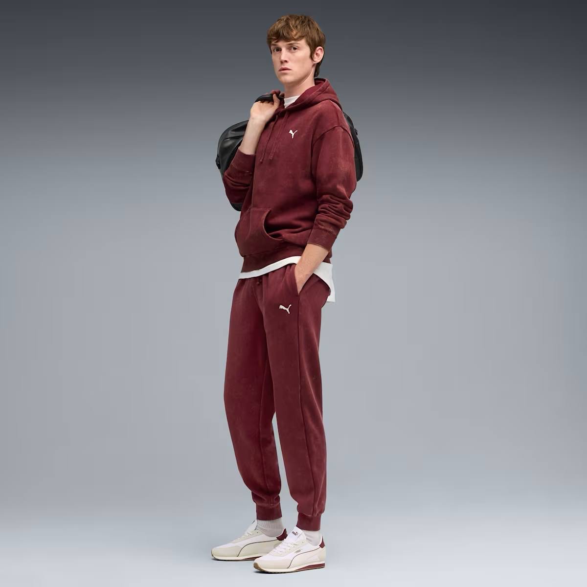 Костюм Puma чоловічий бордовий 688049 96