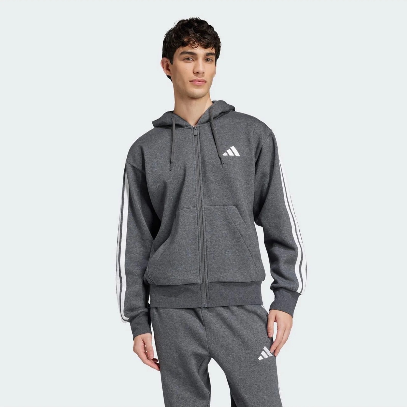 Худі Adidas чоловіче сіре JN2466