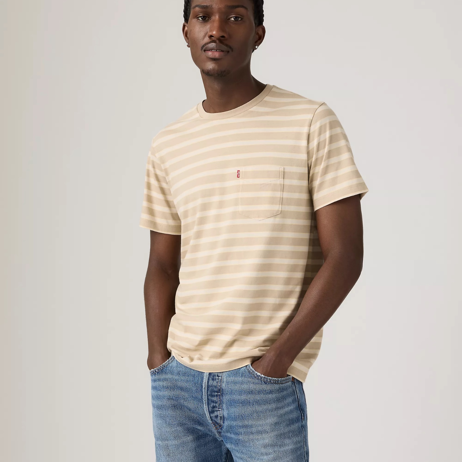 Футболка Levi’s чоловіча в полоску 193420439