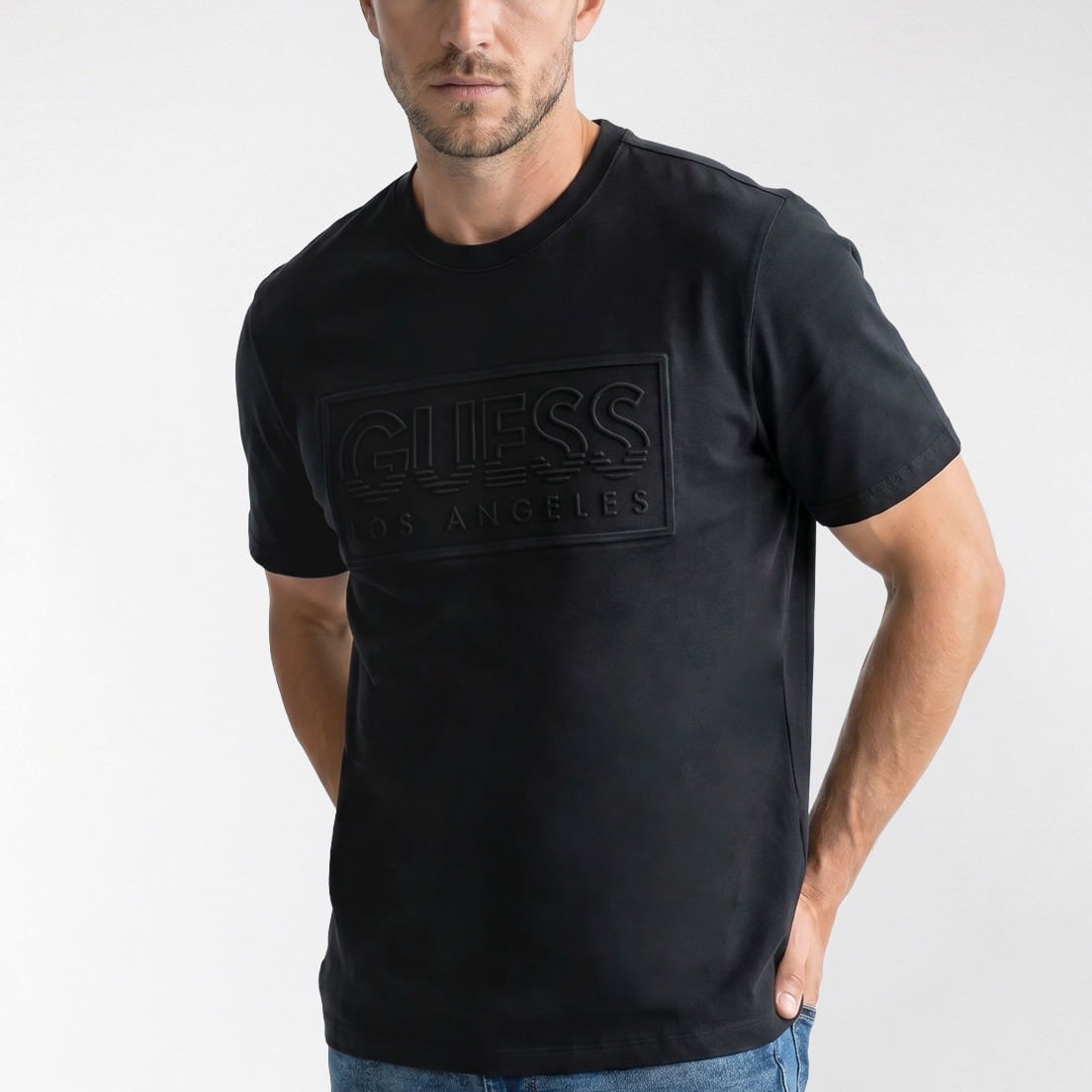 Футболка Guess чоловіча чорна MBFRTSKE13A_JBLK