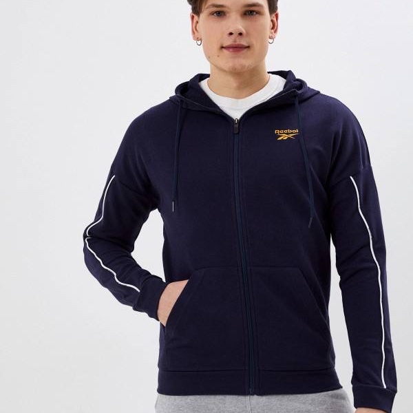 Зіп-Худі Reebok чоловіче сине HI0694