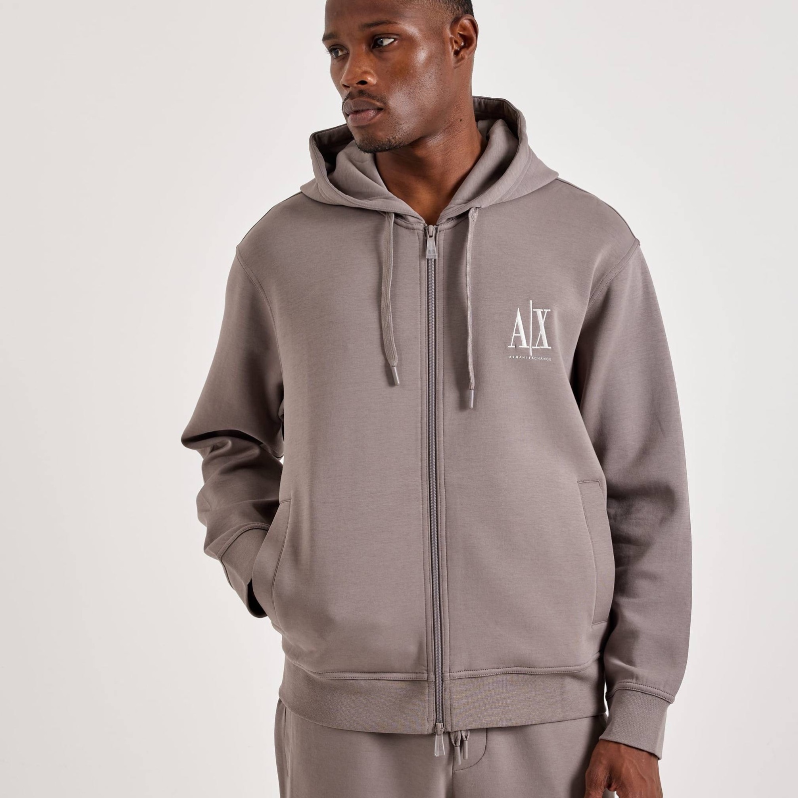 Худі Armani чоловіче сіре XM000371
