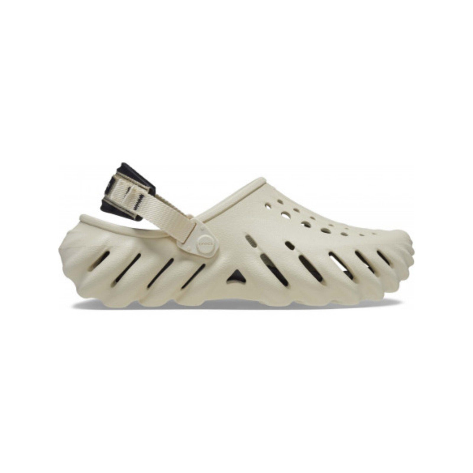 Крокси Crocs Echo Clog BONE бежеві з коричневим 207937cr-2YJ