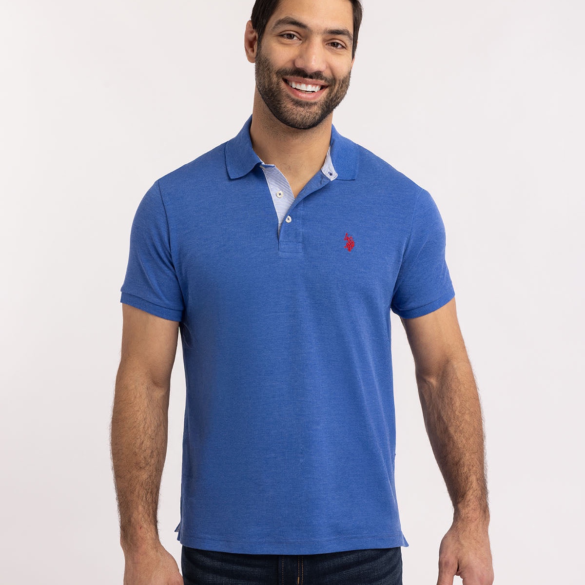 Футболка поло U.S. POLO ASSN чоловіча синя 11D26398